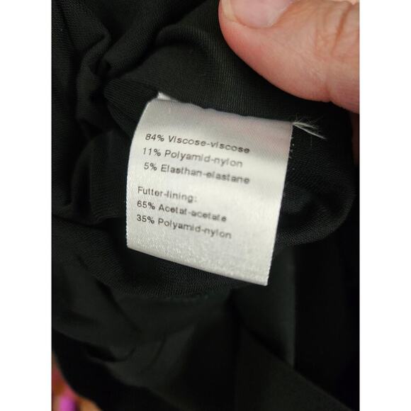 Akris Punto Black Cold Shoulder Sheath Dress Turtleneck Size 4 Small - Picture 10 of 10